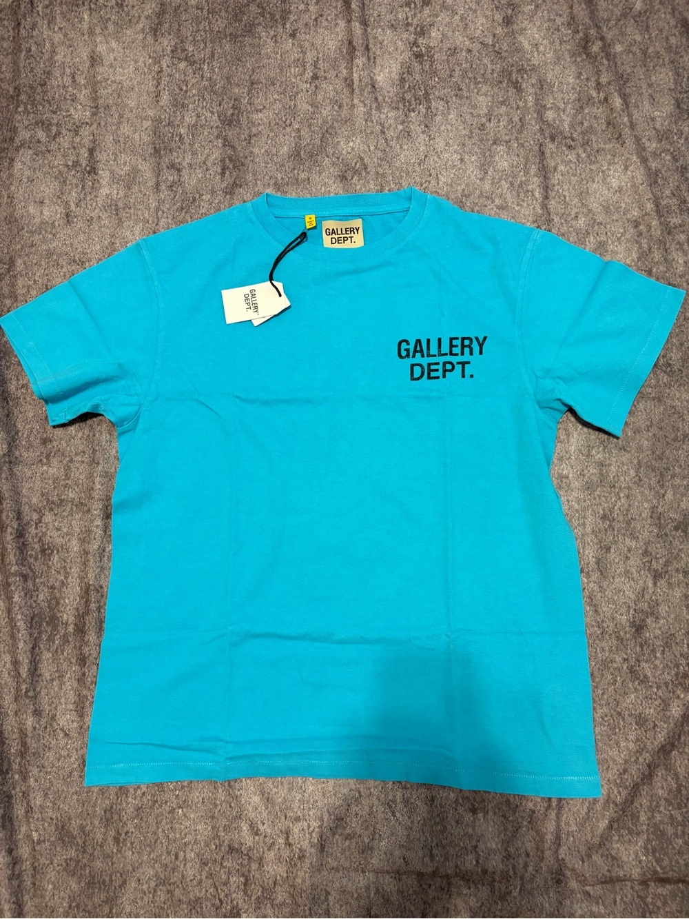 Gallery Dept Short Sleeve Tee in Bright Turquoise